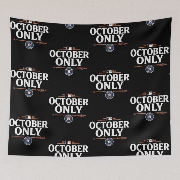 Item preview, October Only Houston Baseball Postseason Fan Pride designed and sold by Glow-Paw-Studio.