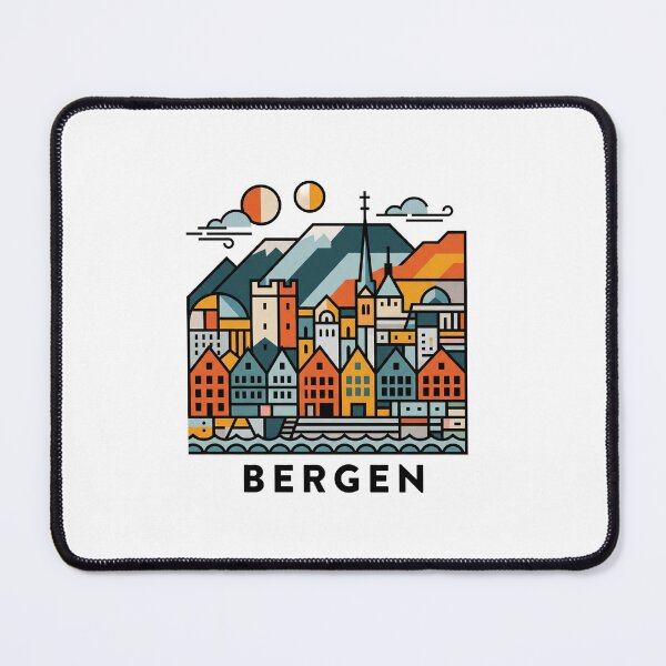 Item preview, Bergen Norway designed and sold by OzzFrequency.