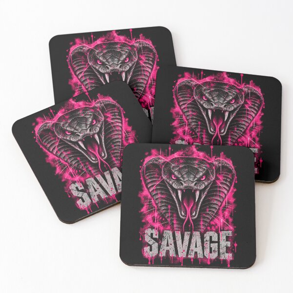 Item preview, SAVAGE SNAKE PINK designed and sold by Neo-Punk.