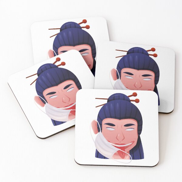 Item preview, Kuchisake Onna Slit Mouth Woman Japanese Yokai designed and sold by PIXeez⭐️⭐️⭐️⭐️⭐️.