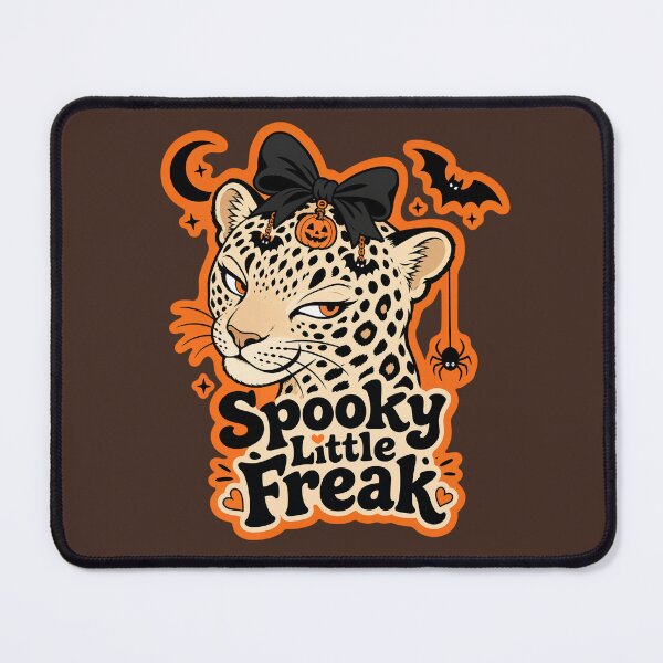 Item preview, le Spooky Little Freak - Sassy Retro Halloween Leopard designed and sold by TatyanaArt.