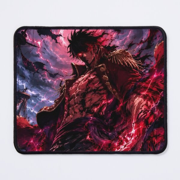Item preview, Crimson Storm Pirate Warrior – Dark Fantasy Anime Style Battle Art designed and sold by Dyan4.