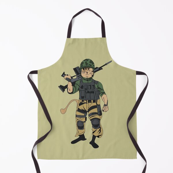 Item preview, Funny Soldier Cat Military Art designed and sold by hutofdesigns.