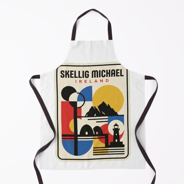 Item preview, Retro Skellig Michael Bauhaus Geometric Skyline designed and sold by k3rstman1.
