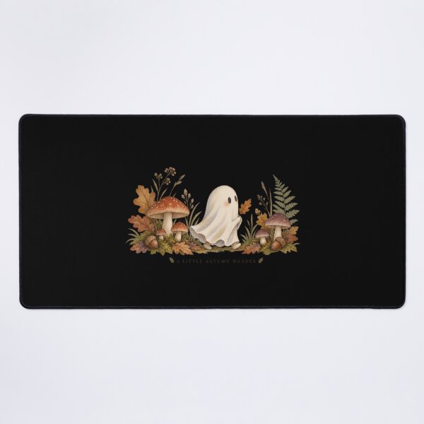 Item preview, Little Ghost Mushroom Walk Botanical Halloween designed and sold by PhylonBoxx.
