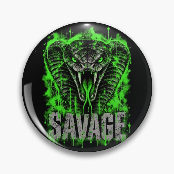 Item preview, SAVAGE SNAKE GREEN designed and sold by Neo-Punk.