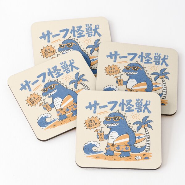 Item preview, Retro Surfing Creature Beach Adventure designed and sold by Studio Bootleg.