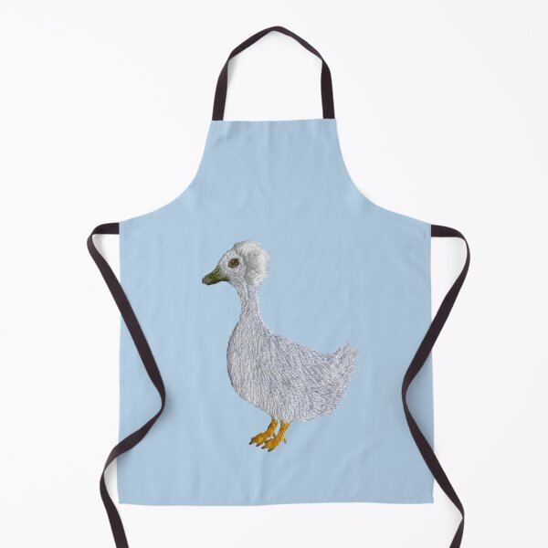 Item preview, Crested duck handembroidery designed and sold by Alsa.handembroidery.