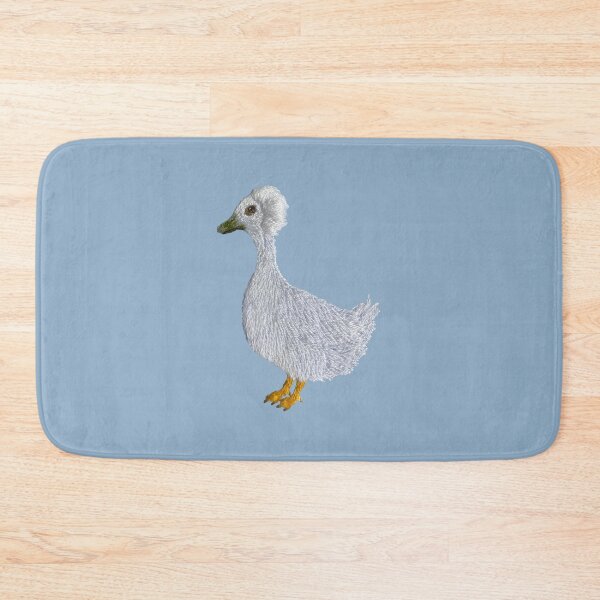 Item preview, Crested duck handembroidery designed and sold by Alsa.handembroidery.