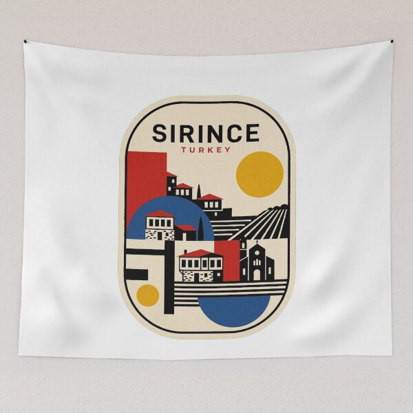Item preview, Retro Sirince Bauhaus Geometric Skyline designed and sold by k3rstman1.
