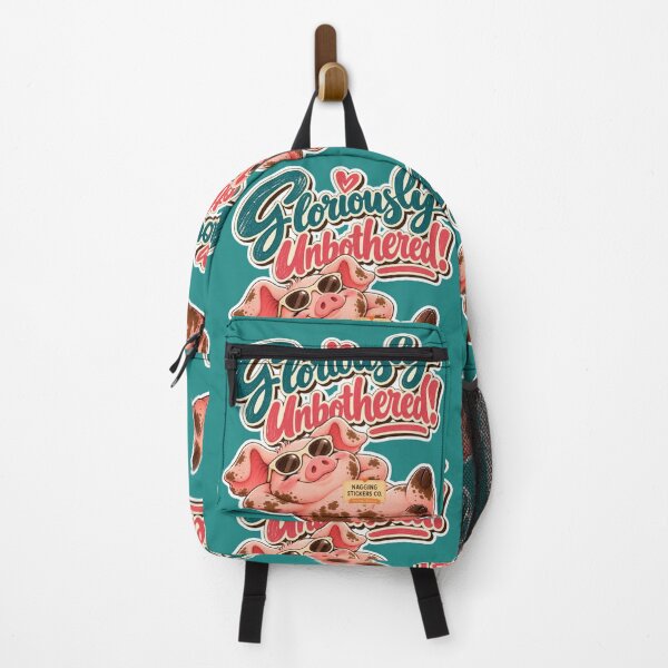 Item preview, GLORIOUSLY UNBOTHERED! BY NAGGINGSTICKERSCO. ROLL LIKE A PIG! COLLECTION | GREEN Edition | No.01 designed and sold by LaMaisonOfMY.