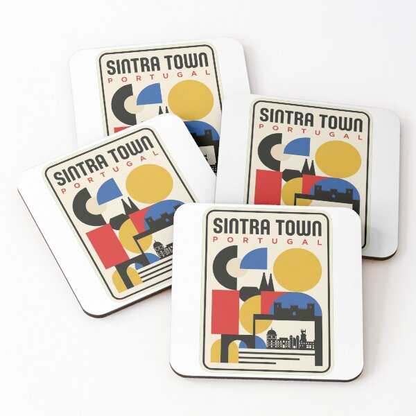Item preview, Retro Sintra Town Bauhaus Geometric Skyline designed and sold by k3rstman1.