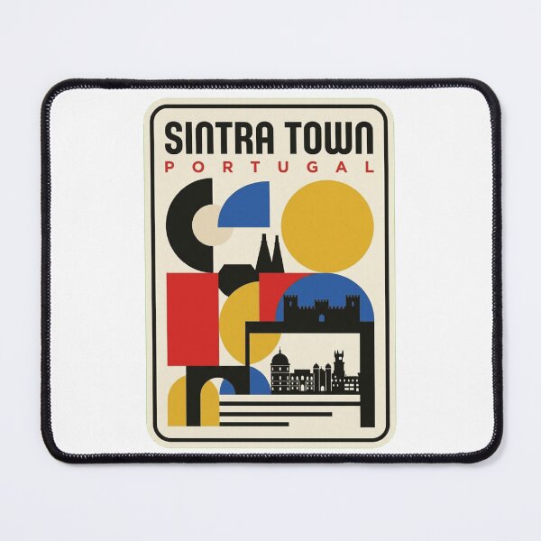Item preview, Retro Sintra Town Bauhaus Geometric Skyline designed and sold by k3rstman1.