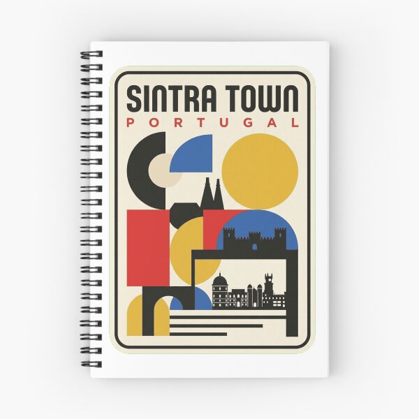Item preview, Retro Sintra Town Bauhaus Geometric Skyline designed and sold by k3rstman1.