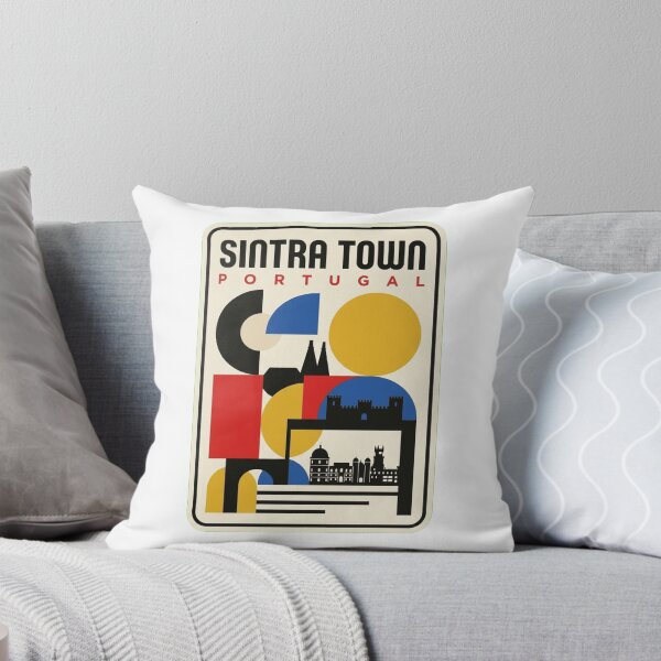 Item preview, Retro Sintra Town Bauhaus Geometric Skyline designed and sold by k3rstman1.
