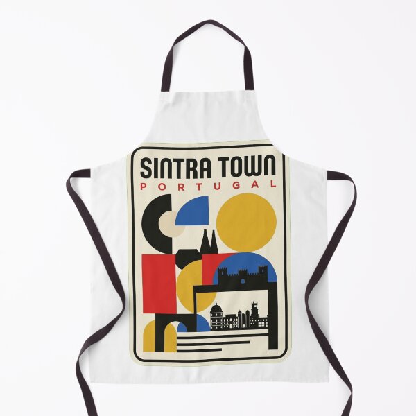 Item preview, Retro Sintra Town Bauhaus Geometric Skyline designed and sold by k3rstman1.