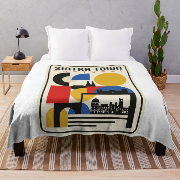 Item preview, Retro Sintra Town Bauhaus Geometric Skyline designed and sold by k3rstman1.