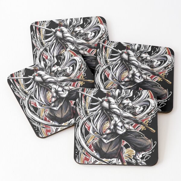 Item preview, Hakumen BlazBlue Fighting Game Streetwear Tee designed and sold by Senpaiwaves.