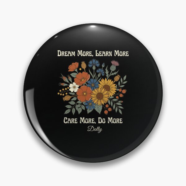 Item preview, Dream More Learn More Floral Inspiration Quote designed and sold by ostenlee.