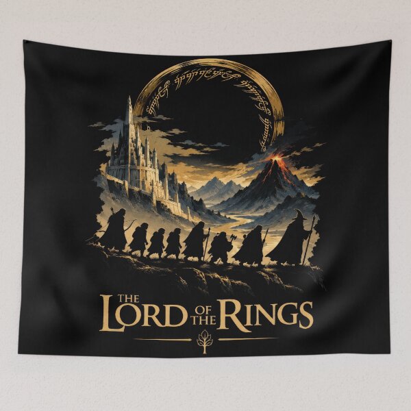 Item preview, The Fellowship of the Ring - Golden edition - LotR Movies designed and sold by HardDraw.