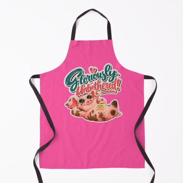 Item preview, GLORIOUSLY UNBOTHERED! BY NAGGINGSTICKERSCO. ROLL LIKE A PIG! COLLECTION | ELECTRIC PINK Edition | No.01 designed and sold by LaMaisonOfMY.