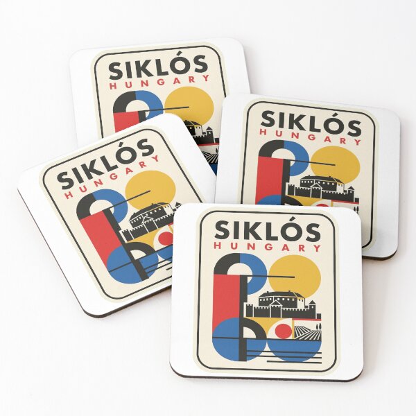 Item preview, Retro Siklós Bauhaus Geometric Skyline designed and sold by k3rstman1.