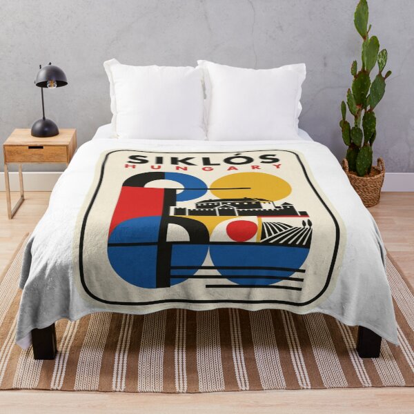 Item preview, Retro Siklós Bauhaus Geometric Skyline designed and sold by k3rstman1.