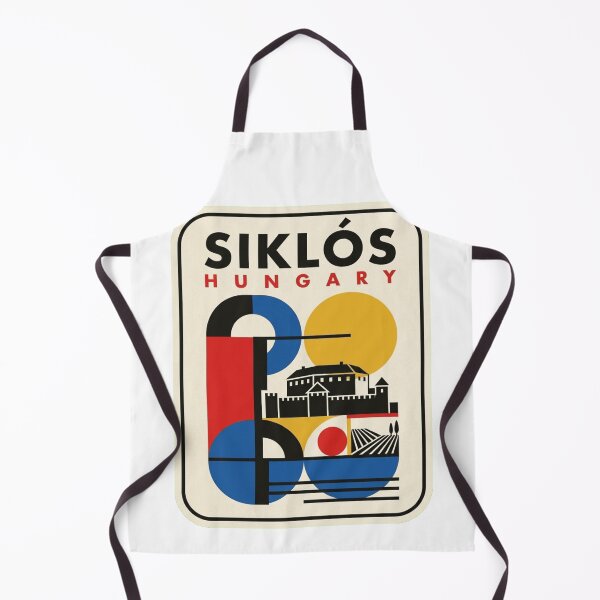 Item preview, Retro Siklós Bauhaus Geometric Skyline designed and sold by k3rstman1.