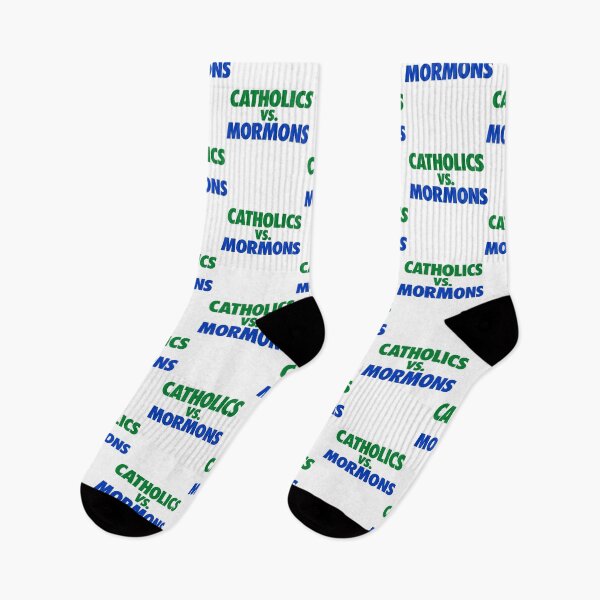 Item preview, Catholics vs Mormons Funny Religious Rivalry Quote designed and sold by ostenlee.