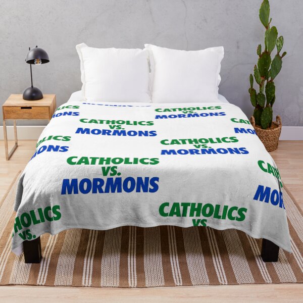 Item preview, Catholics vs Mormons Funny Religious Rivalry Quote designed and sold by ostenlee.
