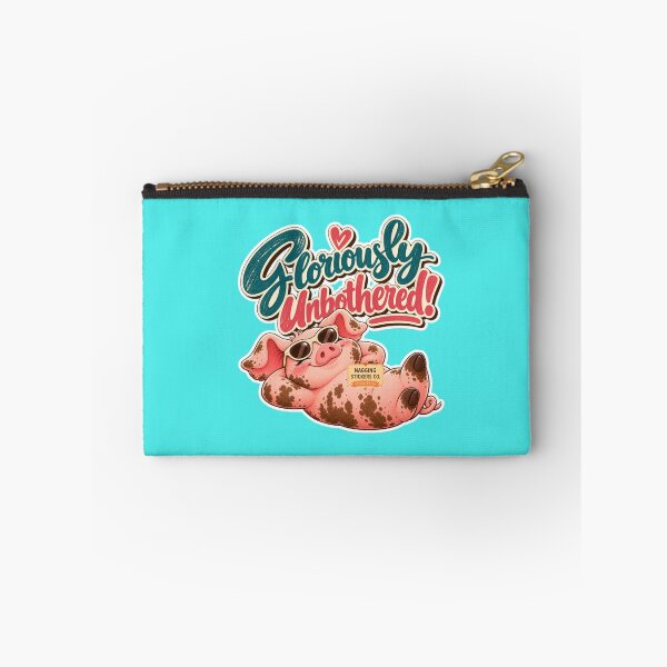 Item preview, GLORIOUSLY UNBOTHERED! BY NAGGINGSTICKERSCO. ROLL LIKE A PIG! COLLECTION | AQUA Edition | No.01 designed and sold by LaMaisonOfMY.