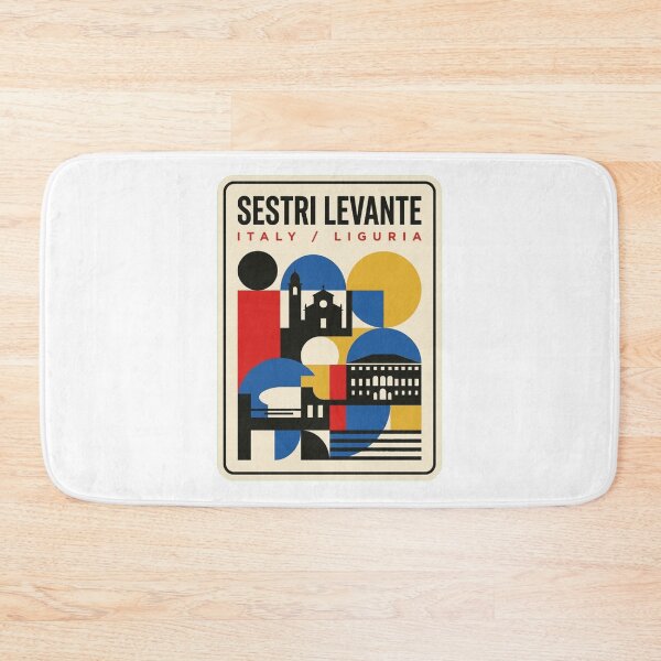 Item preview, Retro Sestri Levante Bauhaus Geometric Skyline designed and sold by k3rstman1.