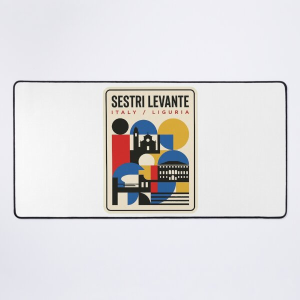 Item preview, Retro Sestri Levante Bauhaus Geometric Skyline designed and sold by k3rstman1.