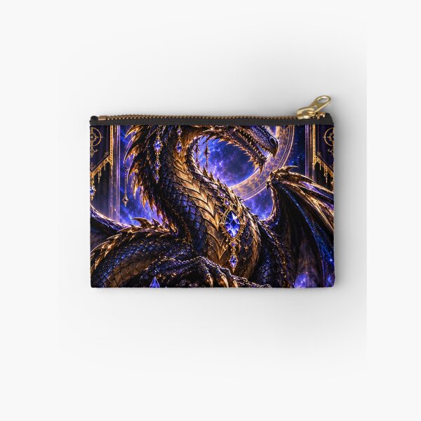 Item preview, Midnight Amethyst Dragon – Celestial Guardian designed and sold by PurvaNimfaMagic.
