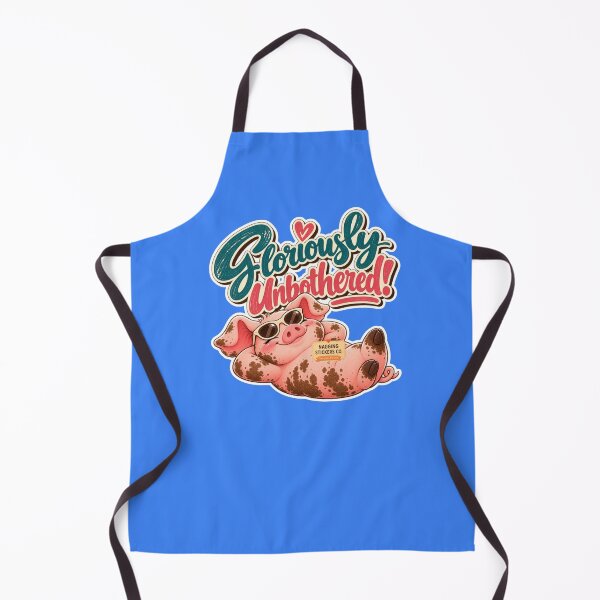 Item preview, GLORIOUSLY UNBOTHERED! BY NAGGINGSTICKERSCO. ROLL LIKE A PIG! COLLECTION | ELECTRIC BLUE Edition | No.01 designed and sold by LaMaisonOfMY.