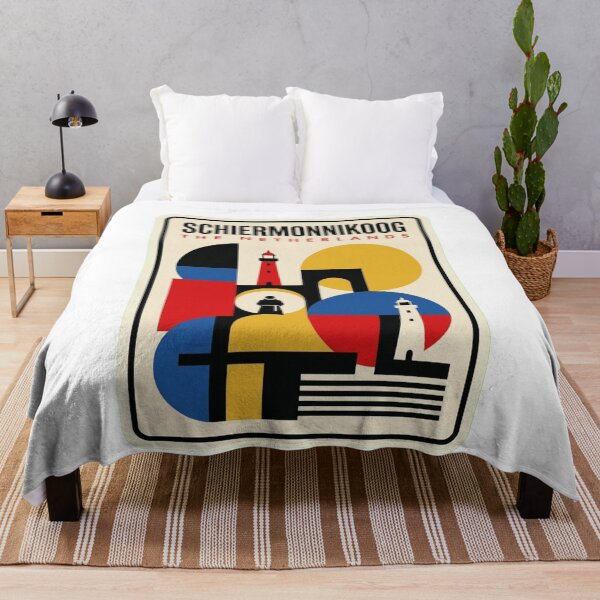 Item preview, Retro Schiermonnikoog Bauhaus Geometric Skyline designed and sold by k3rstman1.