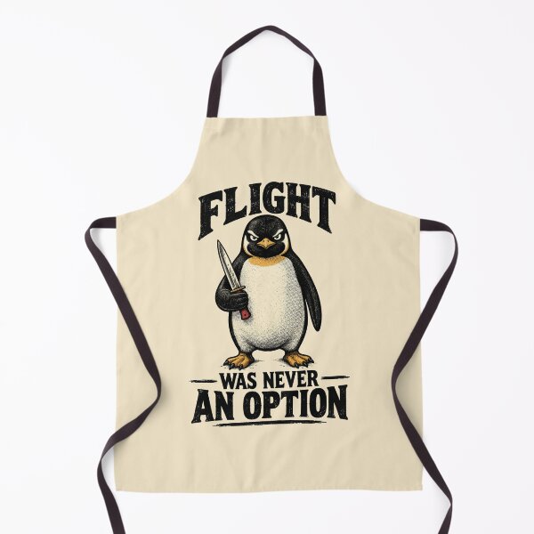 Item preview, Flight was never an option Sarcastic Penguin Deadpan Humor  designed and sold by Mildly-Talented.