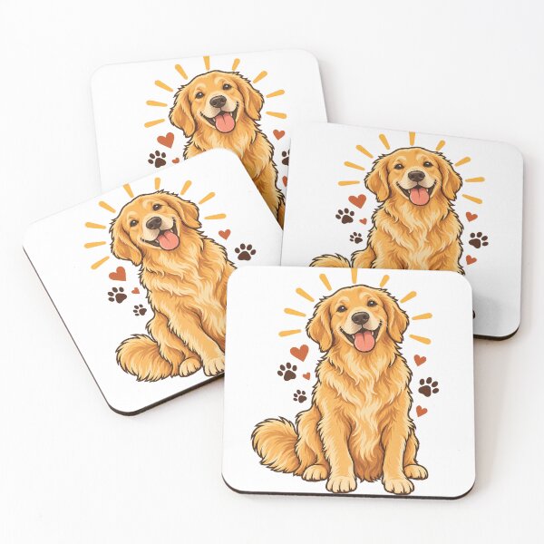 Item preview, Happy Golden Retriever Sunshine designed and sold by A Light Worker.