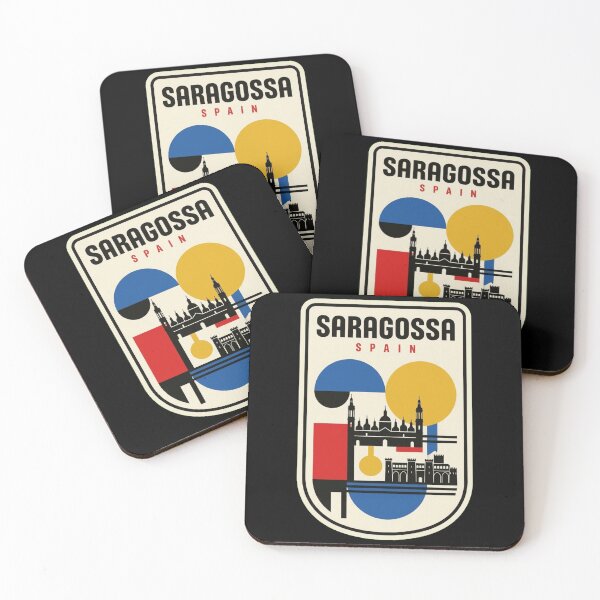 Item preview, Retro Saragossa Bauhaus Geometric Skyline designed and sold by k3rstman1.