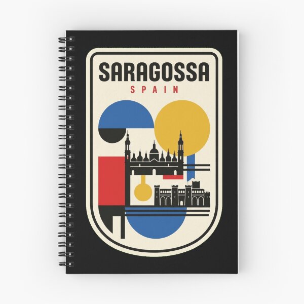 Item preview, Retro Saragossa Bauhaus Geometric Skyline designed and sold by k3rstman1.