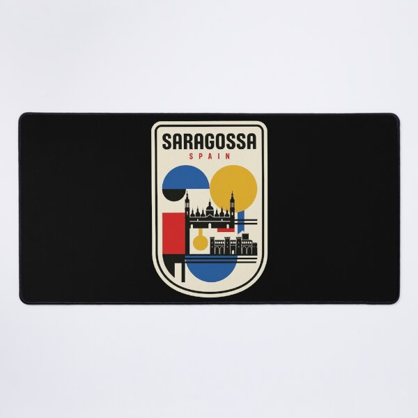 Item preview, Retro Saragossa Bauhaus Geometric Skyline designed and sold by k3rstman1.