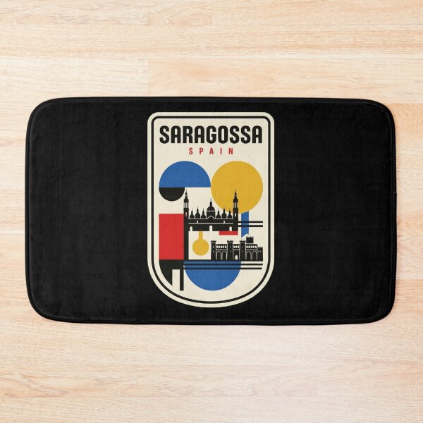 Item preview, Retro Saragossa Bauhaus Geometric Skyline designed and sold by k3rstman1.