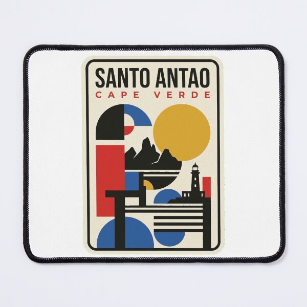 Item preview, Retro Santo Antao Bauhaus Geometric Skyline designed and sold by k3rstman1.