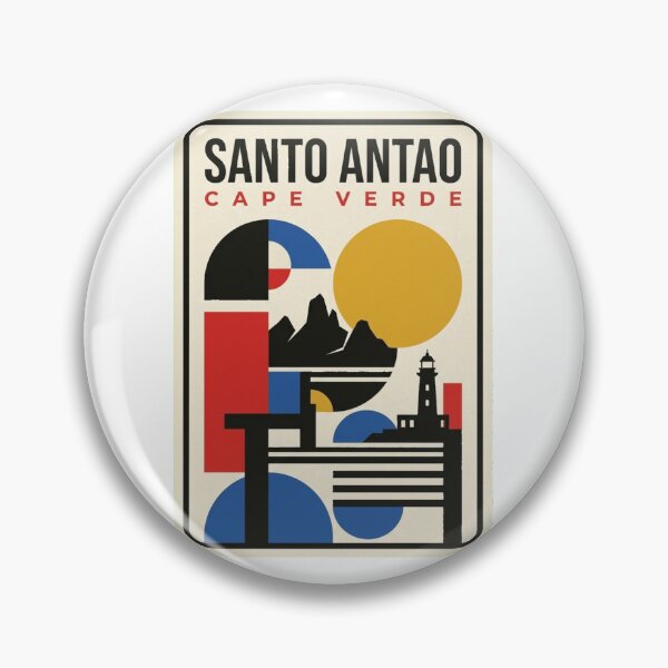 Item preview, Retro Santo Antao Bauhaus Geometric Skyline designed and sold by k3rstman1.