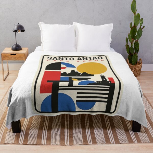 Item preview, Retro Santo Antao Bauhaus Geometric Skyline designed and sold by k3rstman1.