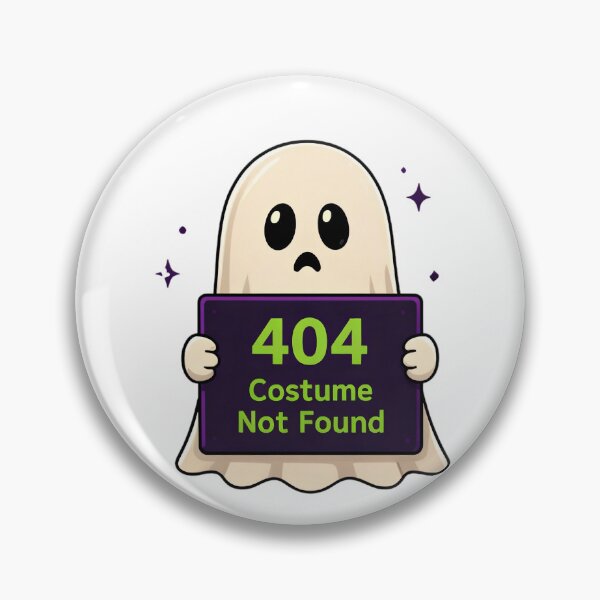 Item preview, 404 Costume Not Found Cute Halloween Ghost designed and sold by aysenism.
