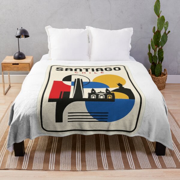 Item preview, Retro Santiago Bauhaus Geometric Skyline designed and sold by k3rstman1.