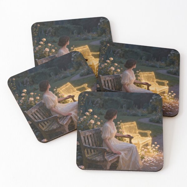Item preview, Woman in Garden of Memory – Surreal Loss, Absence & Remembrance Fine Art designed and sold by stylishdzign.