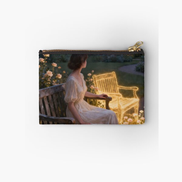 Item preview, Woman in Garden of Memory – Surreal Loss, Absence & Remembrance Fine Art designed and sold by stylishdzign.
