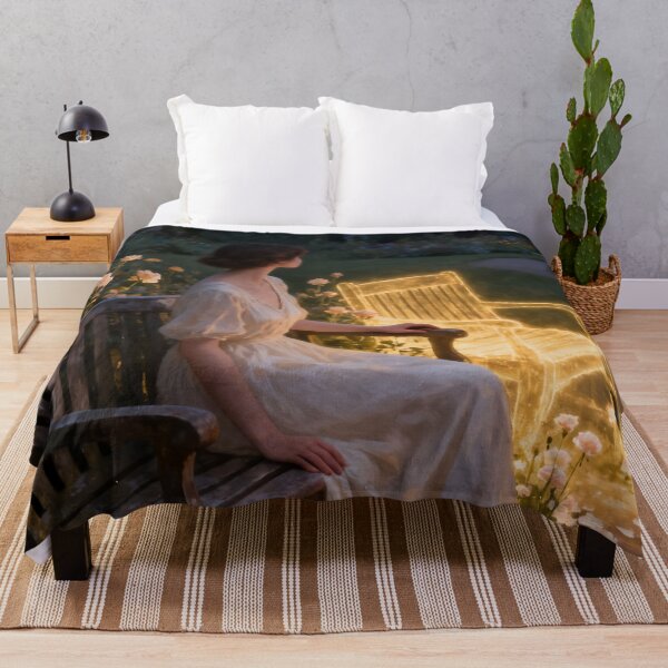 Item preview, Woman in Garden of Memory – Surreal Loss, Absence & Remembrance Fine Art designed and sold by stylishdzign.